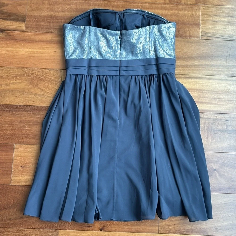 Strapless cocktail dress